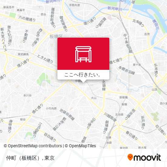 仲町（板橋区）地図