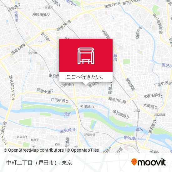 中町二丁目（戸田市）地図