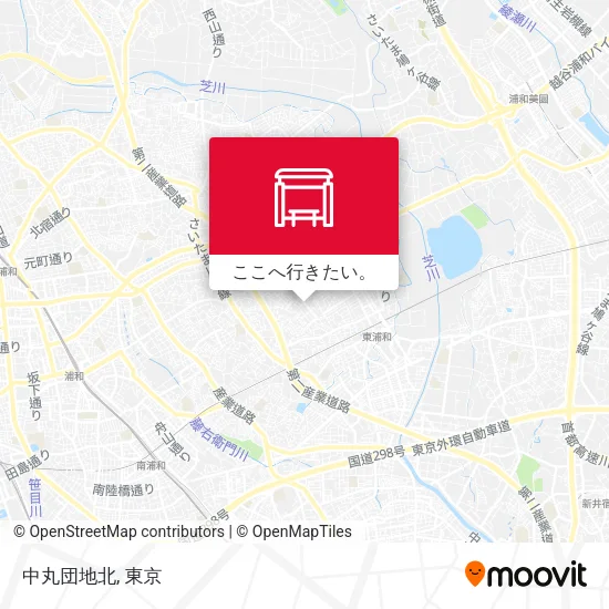 中丸団地北地図