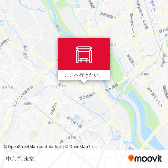 中宗岡地図