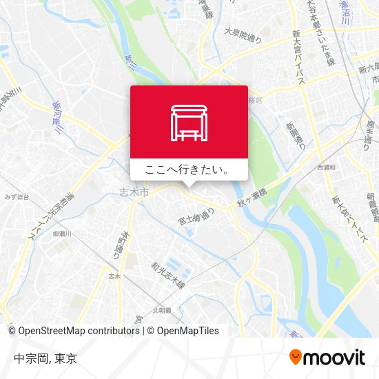 中宗岡地図