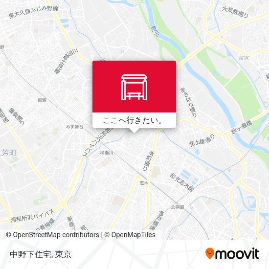 中野下住宅地図