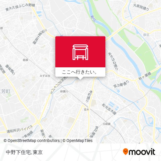 中野下住宅地図