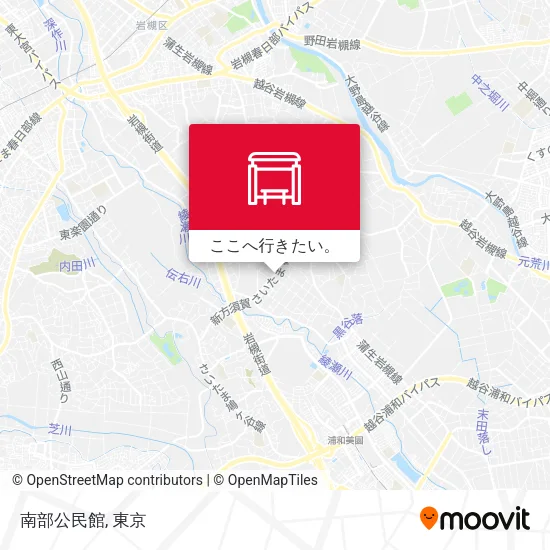南部公民館地図