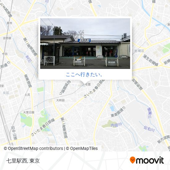 七里駅西地図