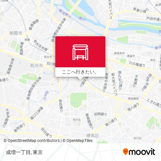 成増一丁目地図