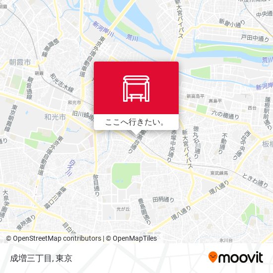 成増三丁目地図