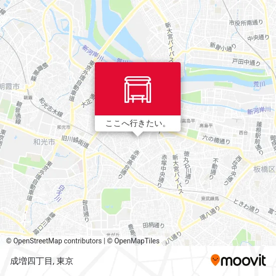 成増四丁目地図