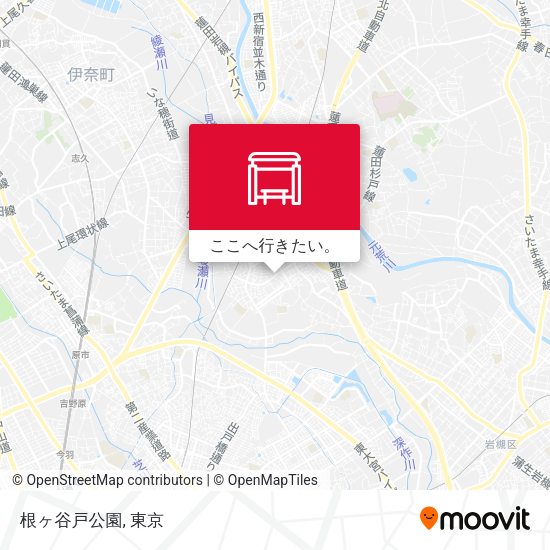根ヶ谷戸公園地図