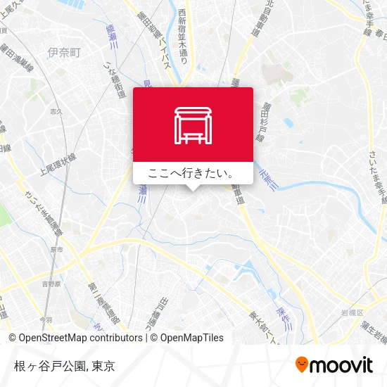 根ヶ谷戸公園地図