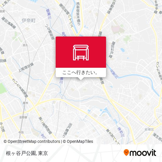 根ヶ谷戸公園地図