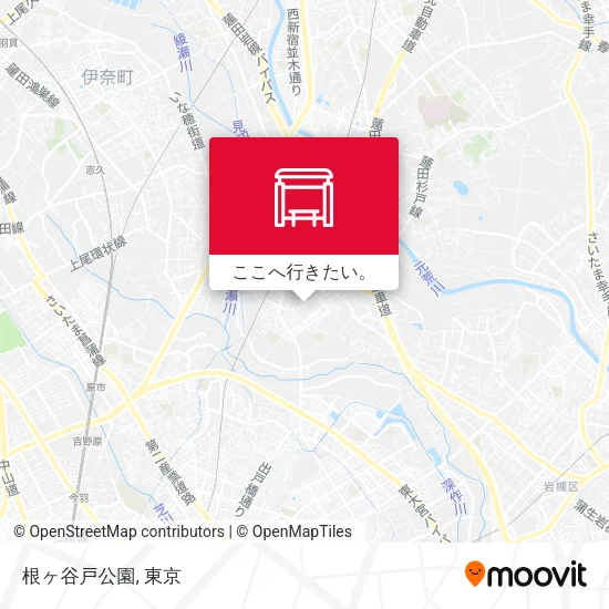 根ヶ谷戸公園地図