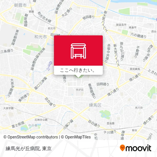 練馬光が丘病院地図