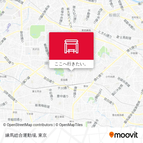 練馬総合運動場地図