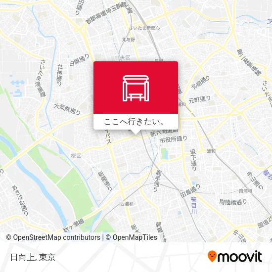 日向上地図