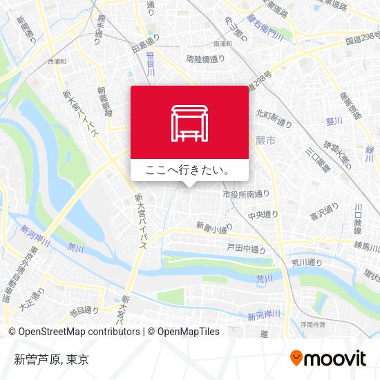 新曽芦原地図