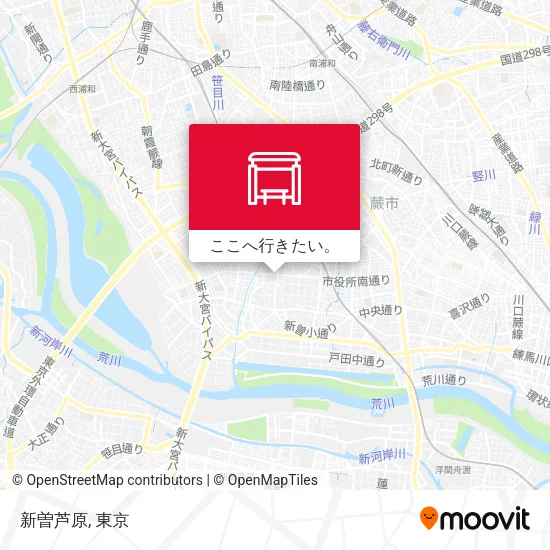 新曽芦原地図