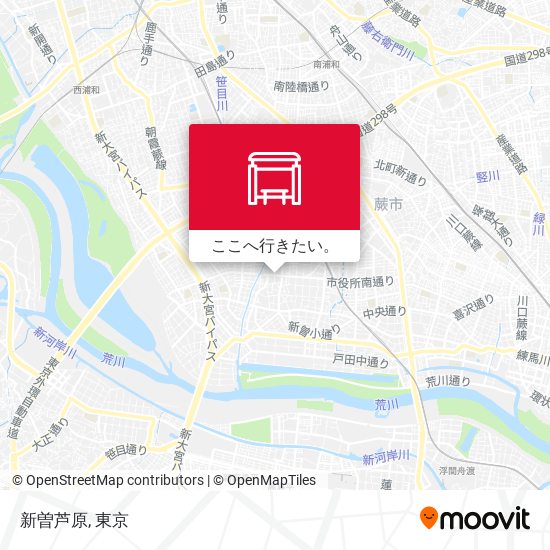 新曽芦原地図
