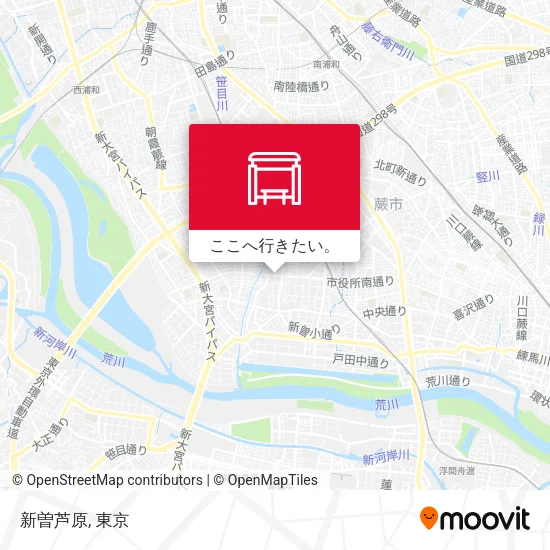 新曽芦原地図