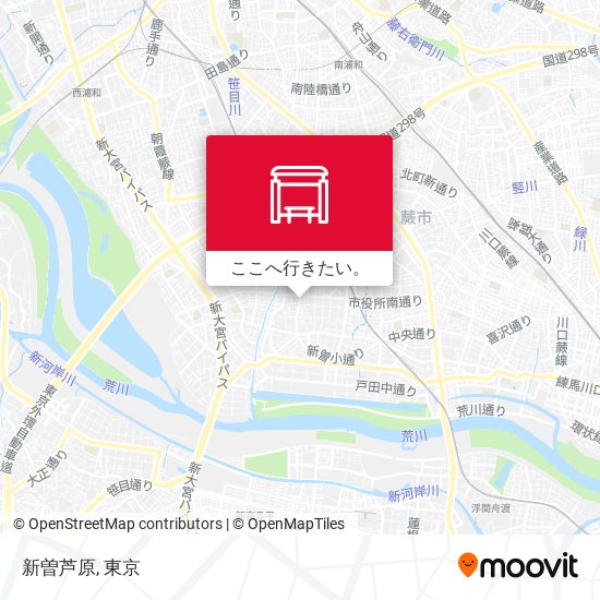 新曽芦原地図