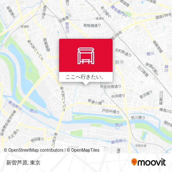 新曽芦原地図