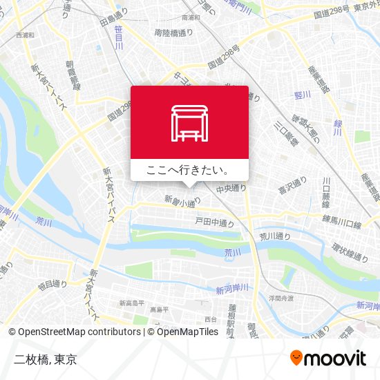 二枚橋地図