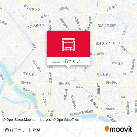 西新井三丁目地図