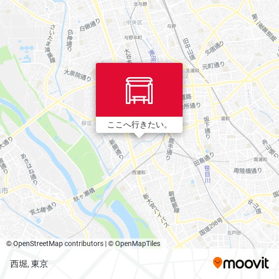 西堀地図