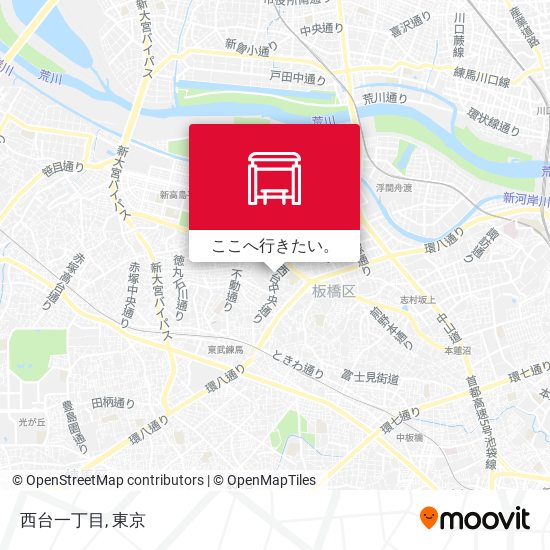 西台一丁目地図