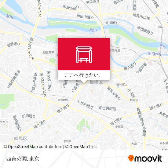 西台公園地図
