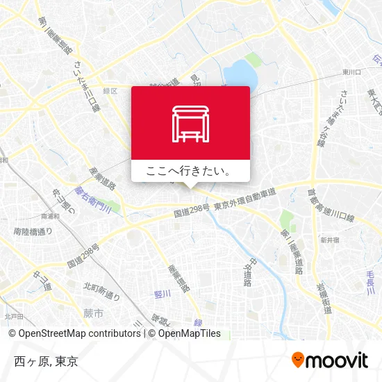 西ヶ原地図