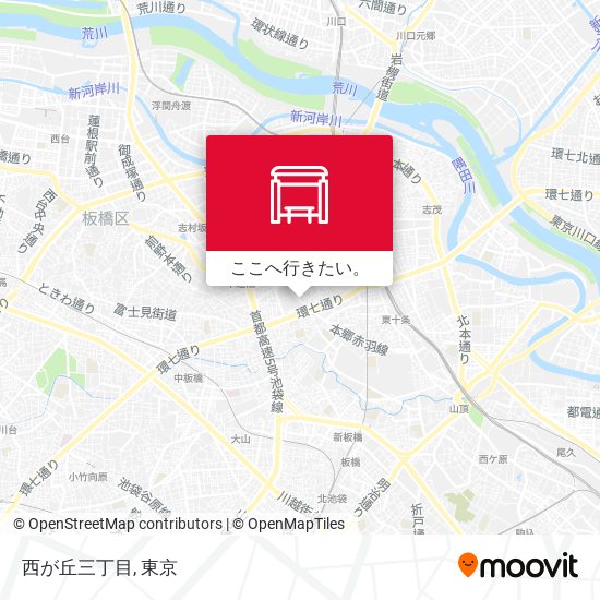 西が丘三丁目地図