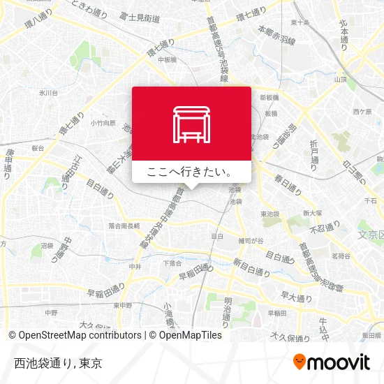 西池袋通り地図