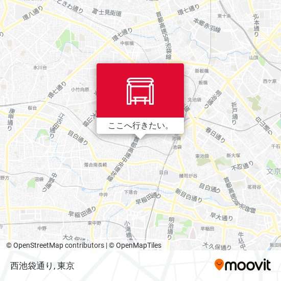 西池袋通り地図