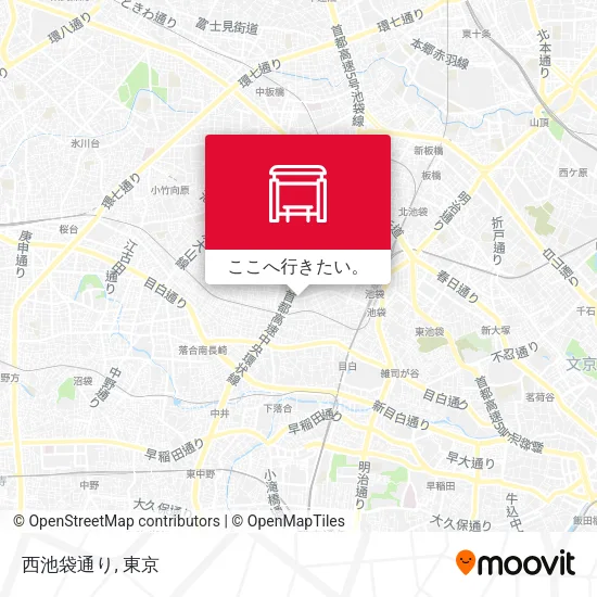 西池袋通り地図