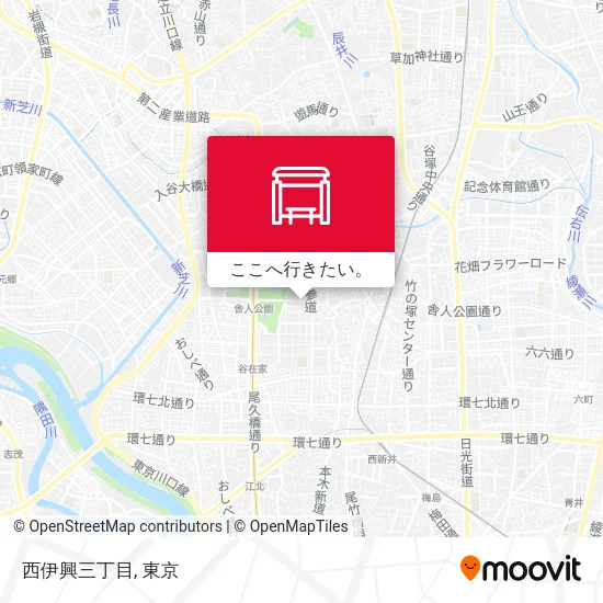 西伊興三丁目地図