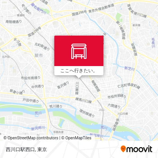 西川口駅西口地図