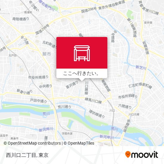 西川口二丁目地図