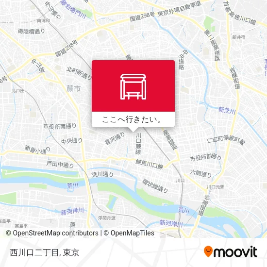 西川口二丁目地図