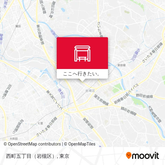 西町五丁目（岩槻区）地図