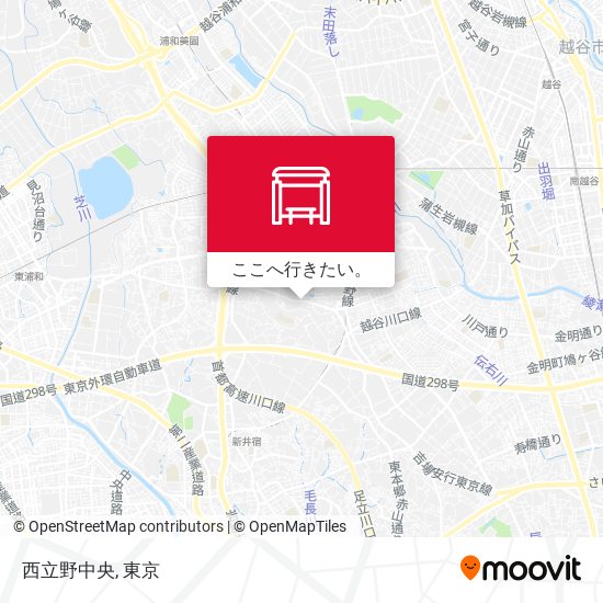 西立野中央地図