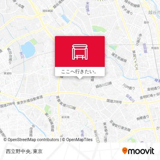 西立野中央地図