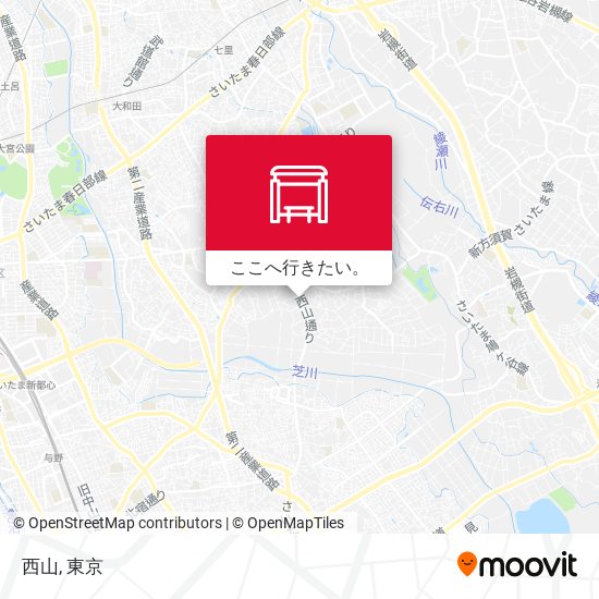 西山地図