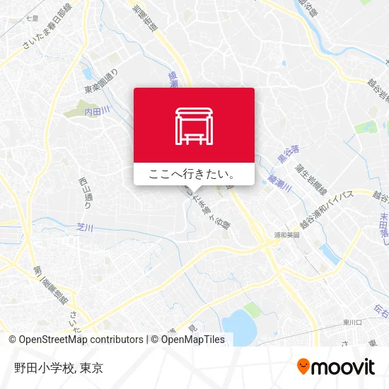 野田小学校地図