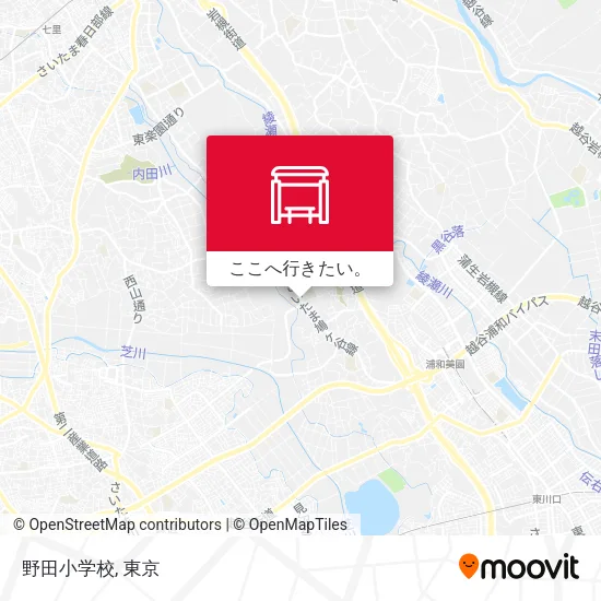 野田小学校地図