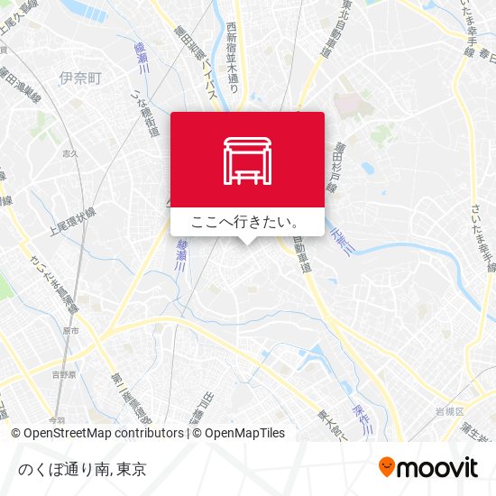 のくぼ通り南地図