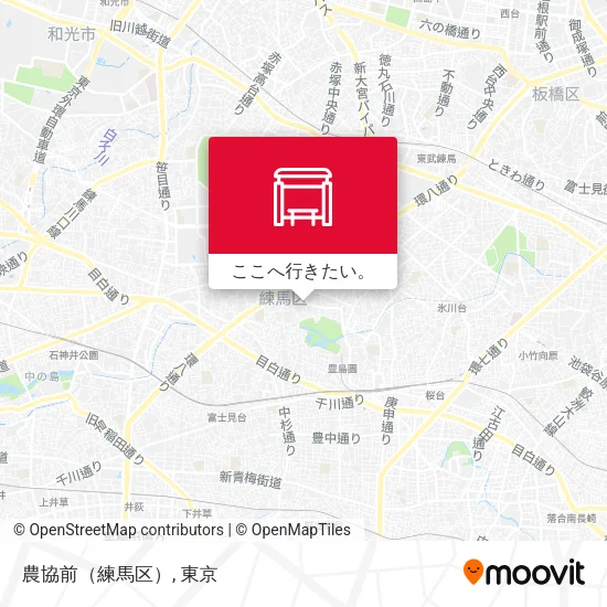 農協前（練馬区）地図