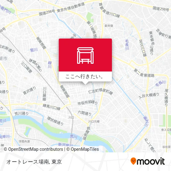 オートレース場南地図