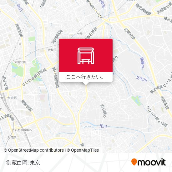 御蔵白岡地図