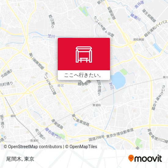 尾間木地図